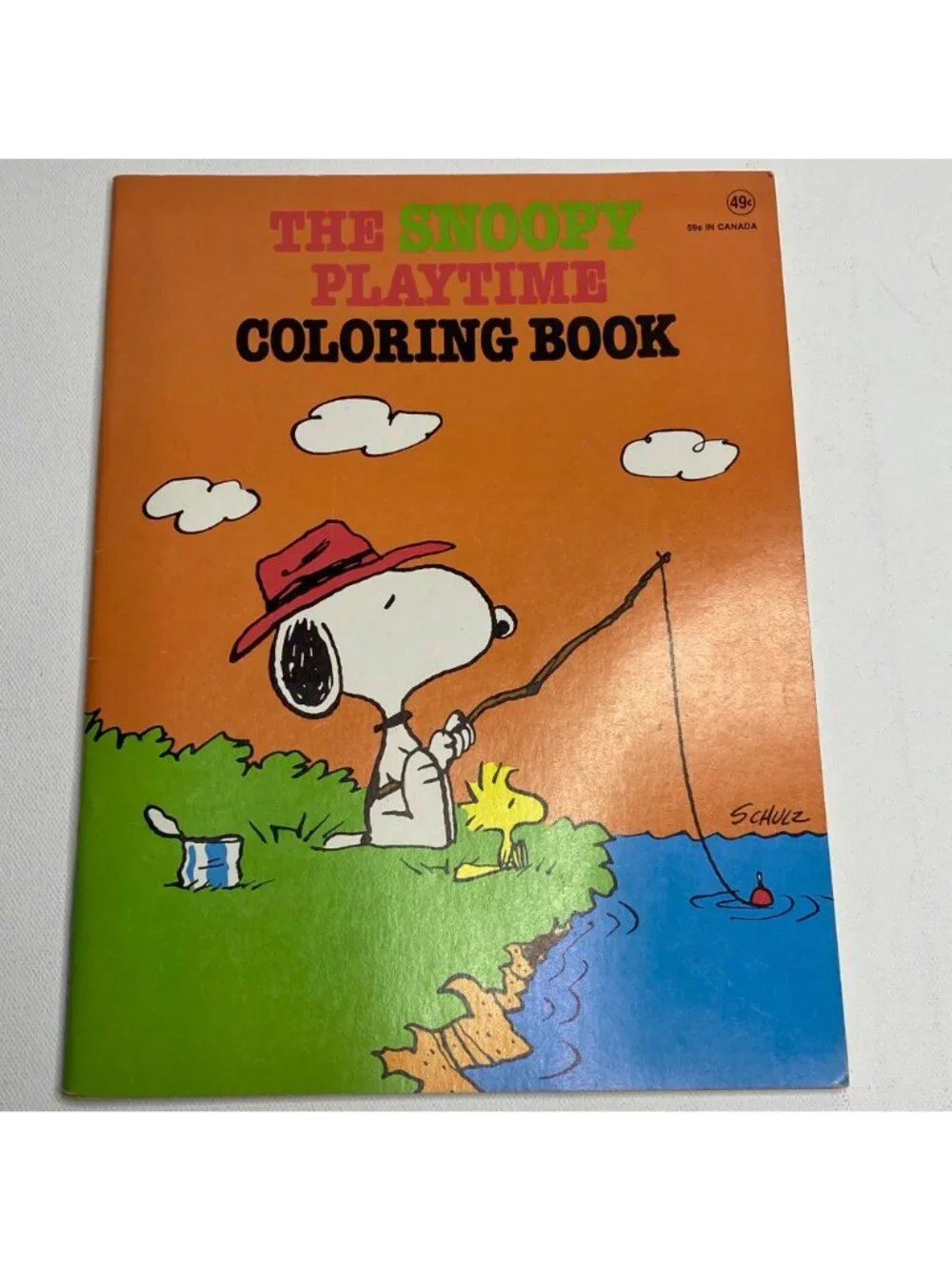 Vintage 1970s Peanuts Snoopy Coloring Books Set 4 Busy Day Fun Time Playtime